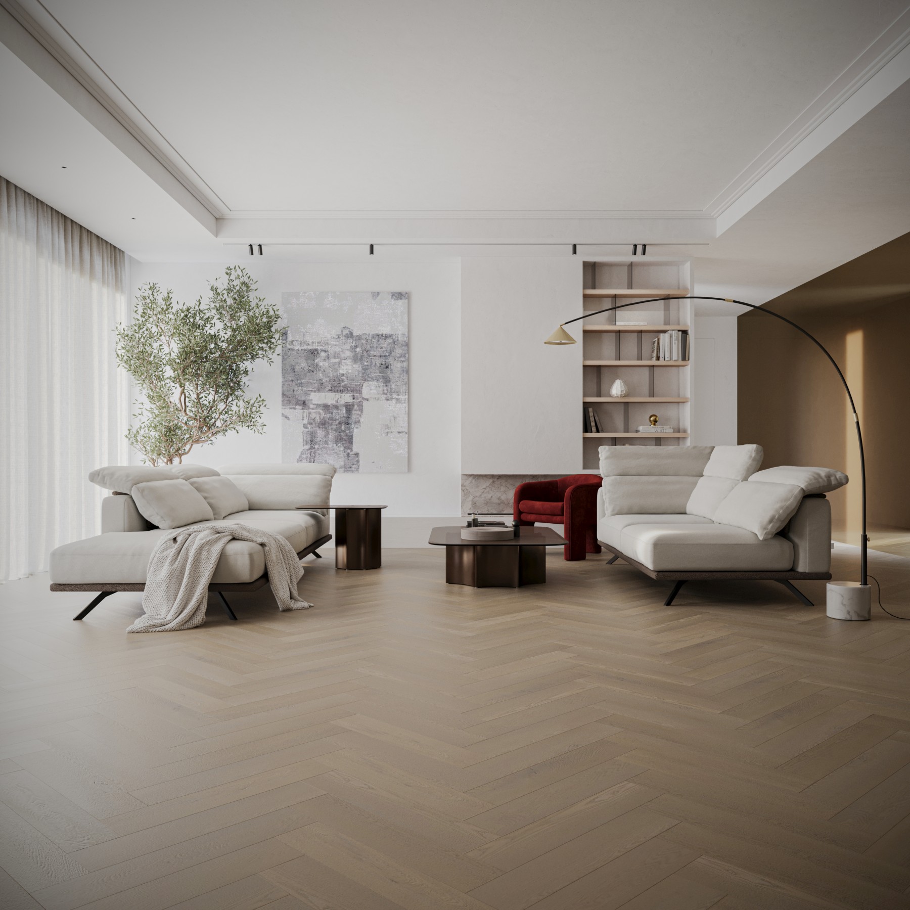 Podlaha LVT DRY BACK Royal Castle 2,5/0,55mm DUCALE 13,2x66cm (1,57m2)